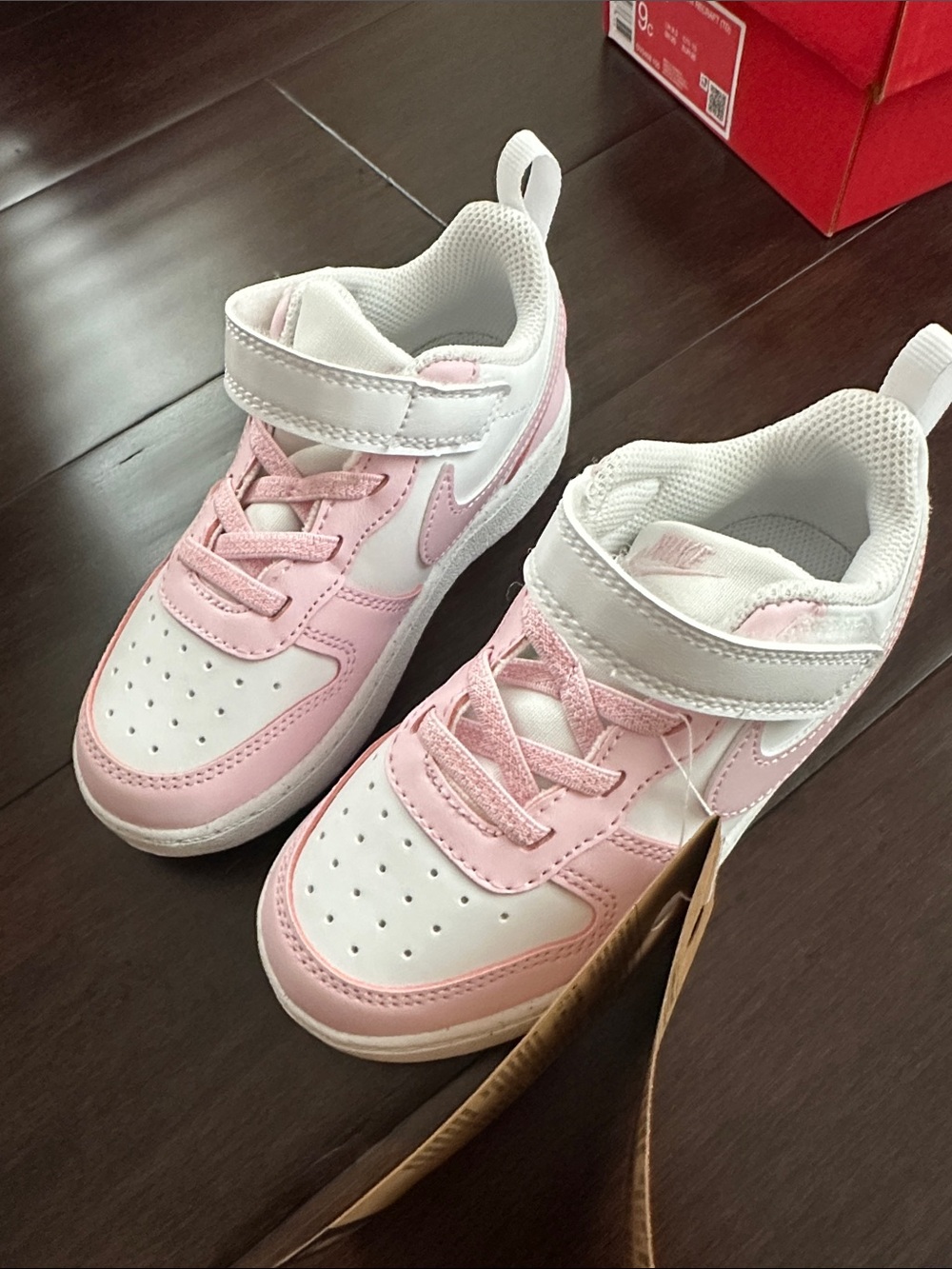 Nike court borough low recraft sneaker toddler girl 9 - Picture 3 of 6